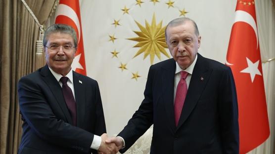 Cumhurba�kan� Erdo�an, KKTC Ba�bakan� �stel'i kabul etti