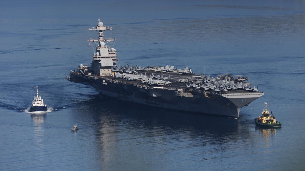Orta Do�u sava��n e�i�inde: USS Gerald R. Ford seyrine devam ediyor