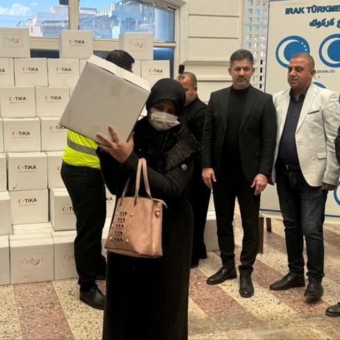 T�rkiye'den Kerk�k'te ihtiya� sahibi ailelere yard�m