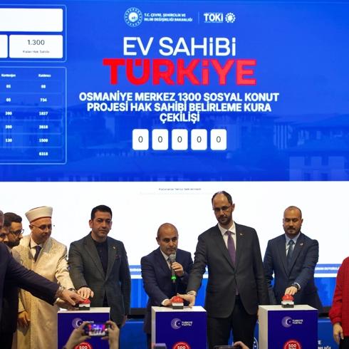 Osmaniye'de TOK� heyecan�: Hak sahipleri kurayla belirlendi