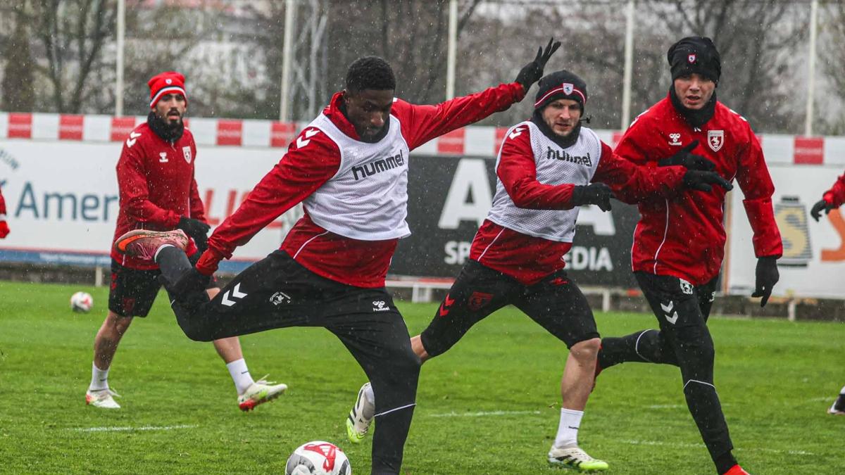 Samsunspor, rakibi Gaziantep FK'ye haz�rlan�yor