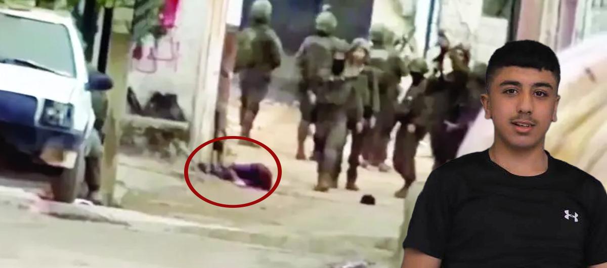 Soyk�r�mc� �srail'den kan donduran vah�et! Filistinli �ocu�u vurup kan kayb�ndan �lmesini beklediler