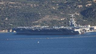 ABD ait dünyanın en büyük uçak gemisi İsrail'de