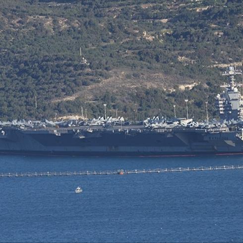 ABD ait d�nyan�n en b�y�k u�ak gemisi �srail'de