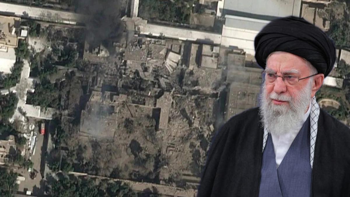 ��te Hamaney'in vurulan karargah�