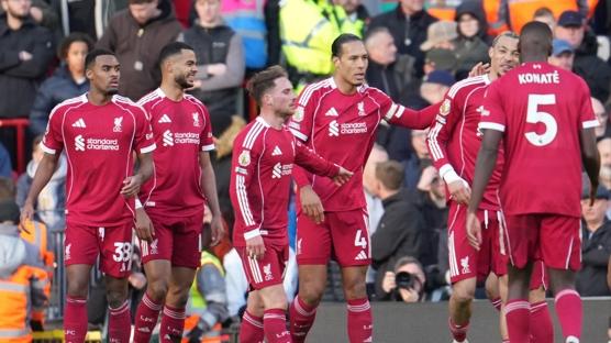 Galatasaray'ın rakibi Liverpool'dan ligde 5 gollü zafer