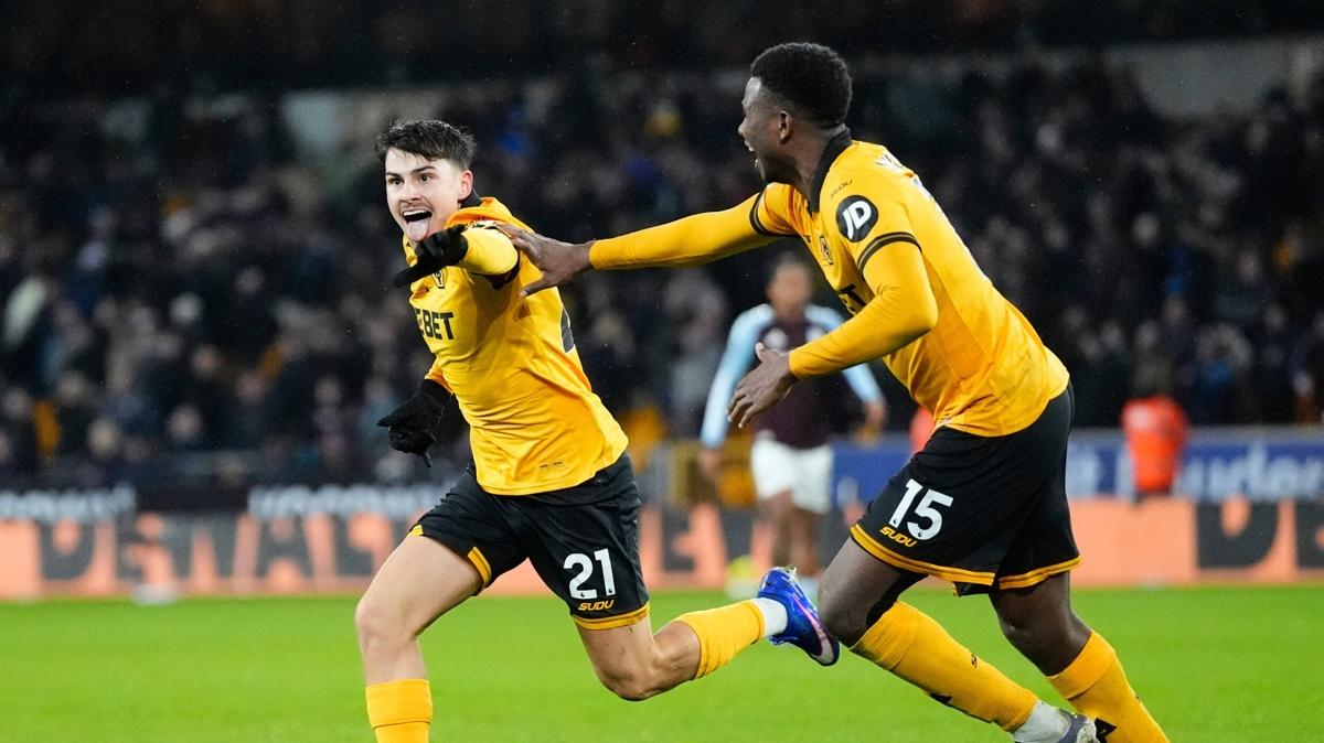 Wolverhampton ligdeki ikinci galibiyetini Aston Villa'dan ald�