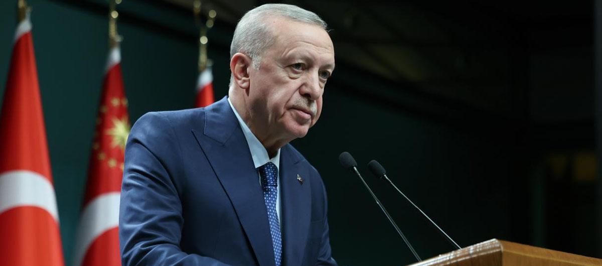 Cumhurba�kan� Erdo�an, �ran'a taziye mesaj�n� payla�t�