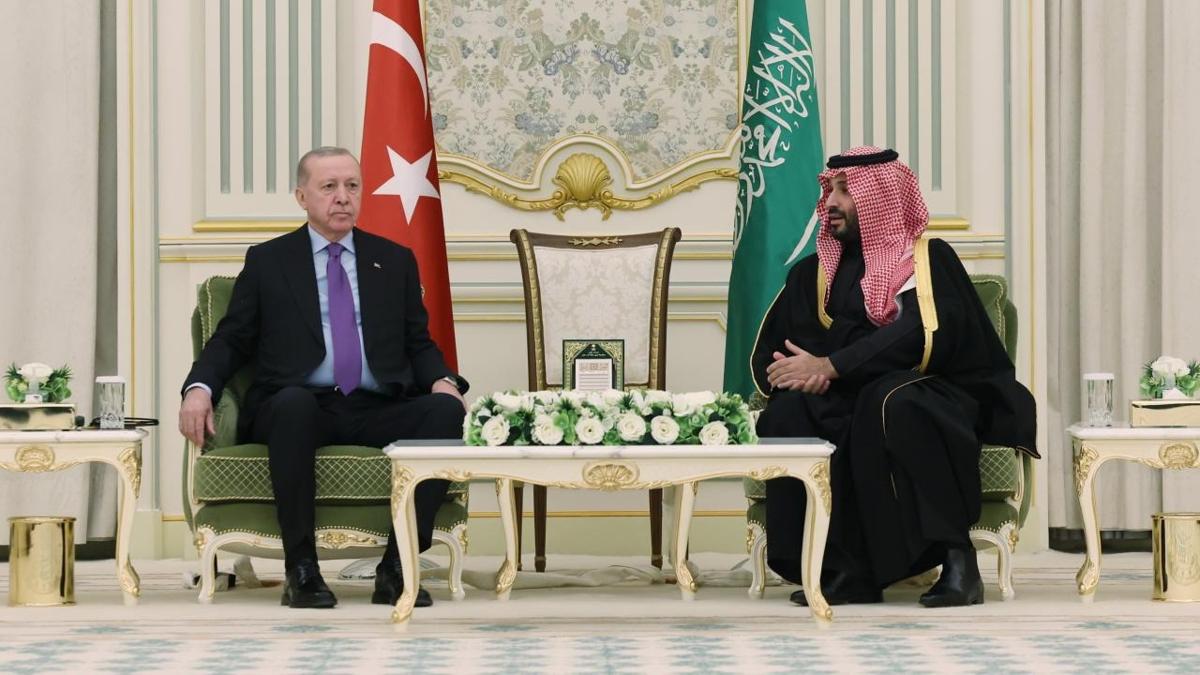 Cumhurbaşkanı Erdoğan, Suudi Arabistan Veliaht Prensi Selman ile görüştü