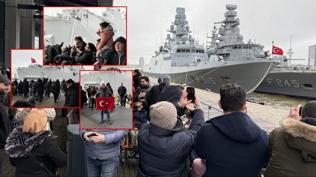 Rotterdam'da TCG Anadolu'ya Türk akını
