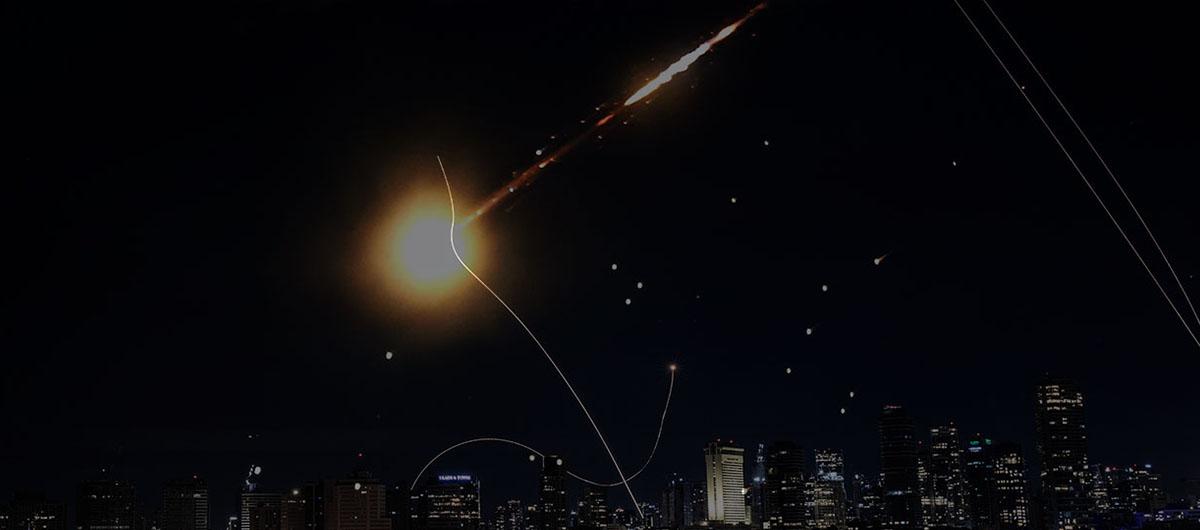 Misillemeler pe� pe�e geliyor! �ran'dan �srail'e f�ze bombard�man�