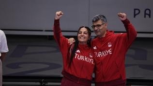 Şevval İlayda Tarhan ile Yusuf Dikeç'ten gümüş madalya