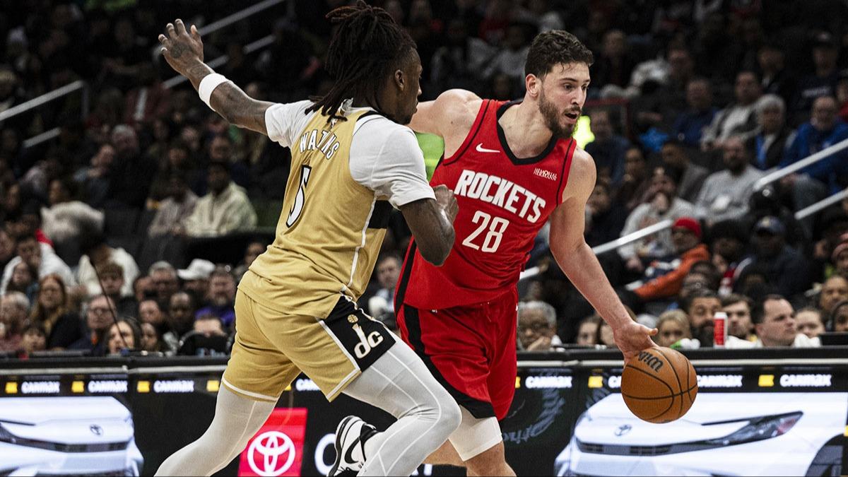 Alperen �eng�n ma�a damga vurdu! Houston Rockets deplasmanda galip
