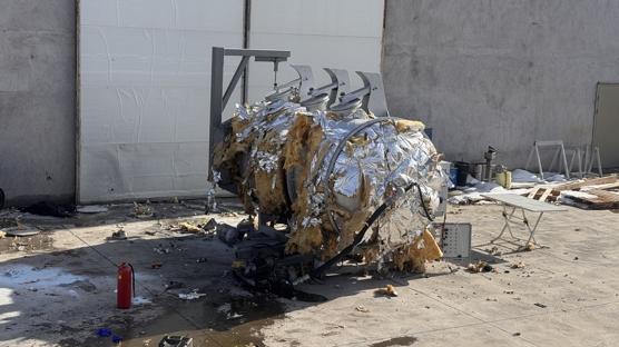 Fabrika bahçesinde gaz tankı patladı: 4 işçi yaralandı