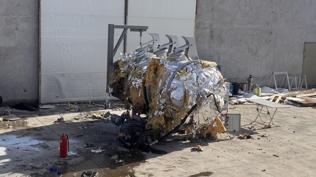 Fabrika bahçesinde gaz tankı patladı: 4 işçi yaralandı