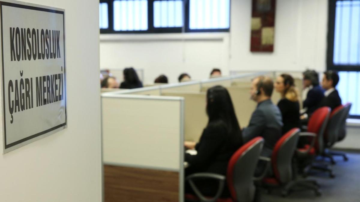 Konsolosluk �a�r� Merkezi'nde 'Orta Do�u' mesaisi: G�nde 4 bine yak�n �a�r� al�yor