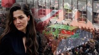 Lisede vah�et! Fatma Nur ��retmen son yolculu�una u�urland�