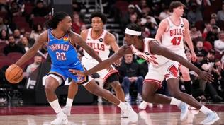 Oklahoma City Thunder, deplasmanda Bulls'u devirdi