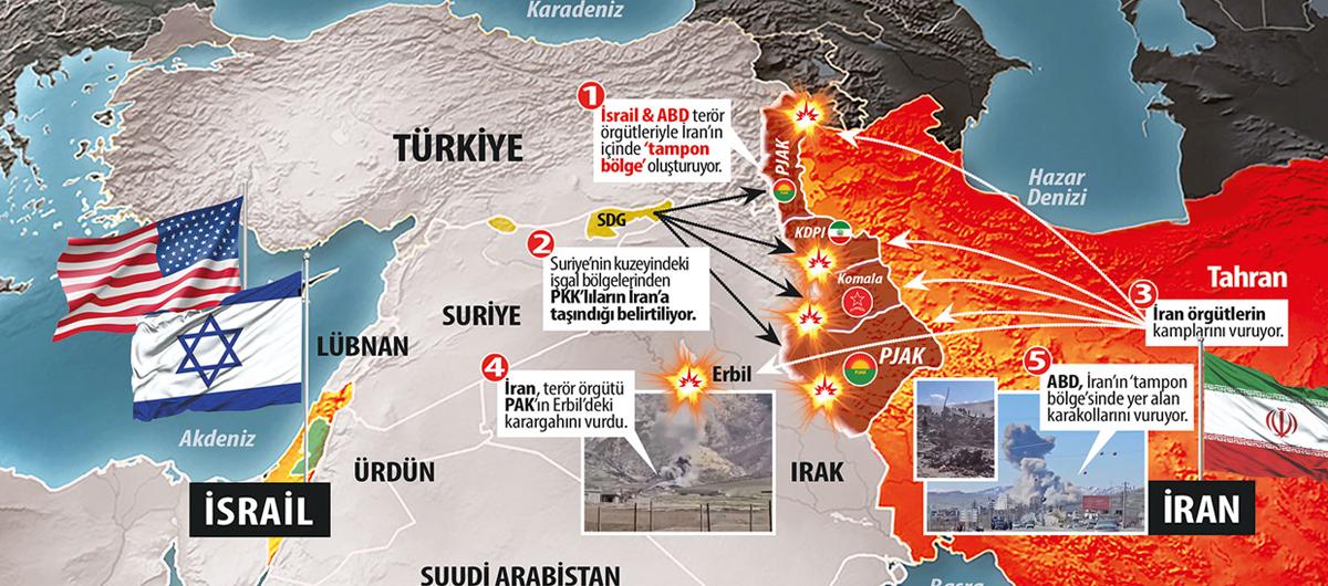 Ter�r kantonu �ran'a ta��n�yor! PKK ve t�revleri sahaya s�r�ld�