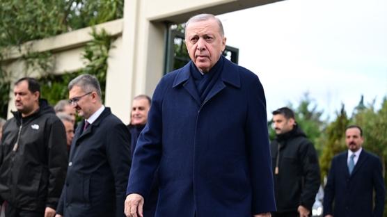 Cumhurba�kan� Erdo�an, cuma namaz�n� Hz. Ali Camisi'nde k�ld�