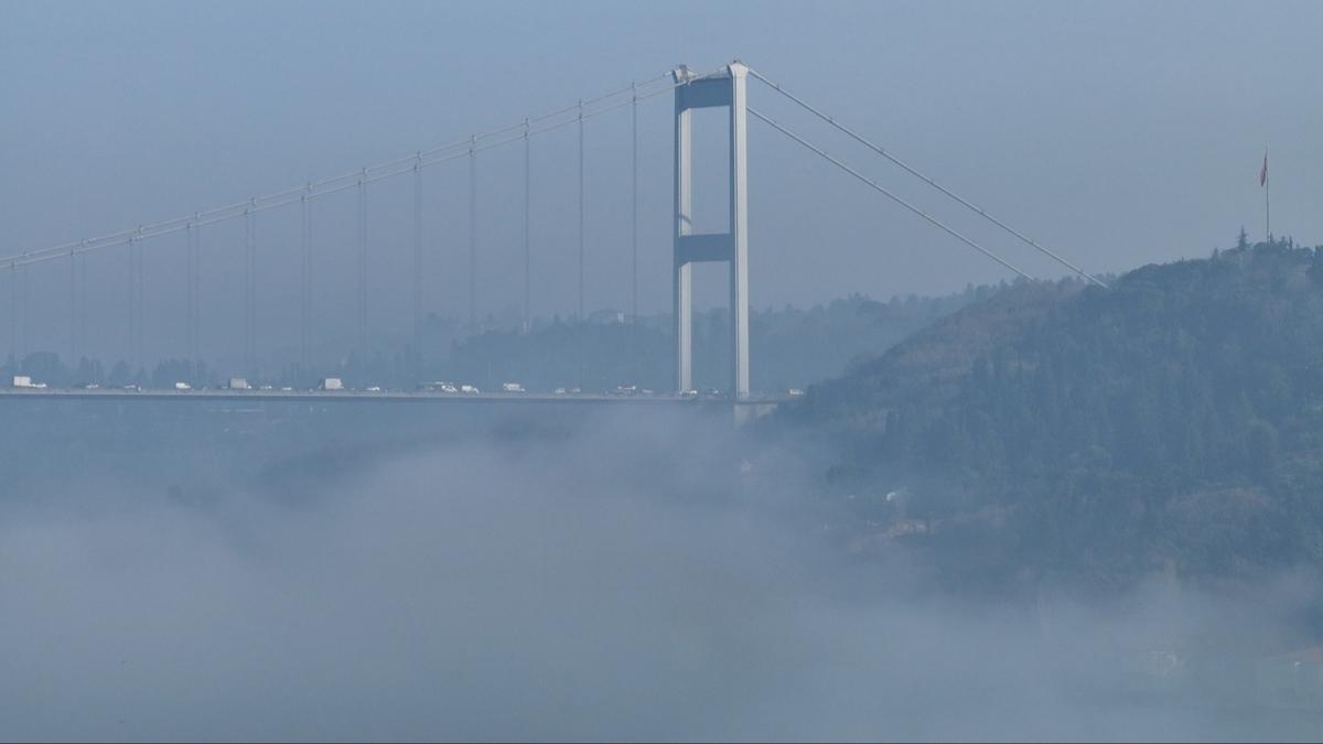 �stanbul'da yo�un sis