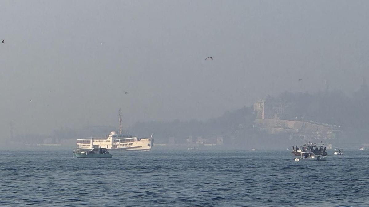 �stanbul'da yo�un sis