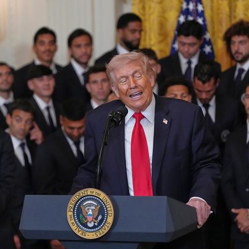 Trump'tan '�ran'a kara i�gali' sorusuna cevap