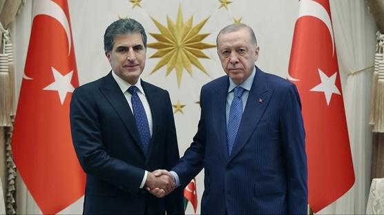 Cumhurba�kan� Erdo�an, IKBY Ba�kan� Barzani ile telefonda g�r��t�