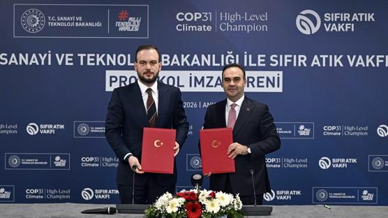 Sanayi ve Teknoloji Bakanl��� ile S�f�r At�k Vakf� aras�nda i�birli�i! Bakan Kac�r: Fark�ndal�k olu�turmas�na vesile olacak