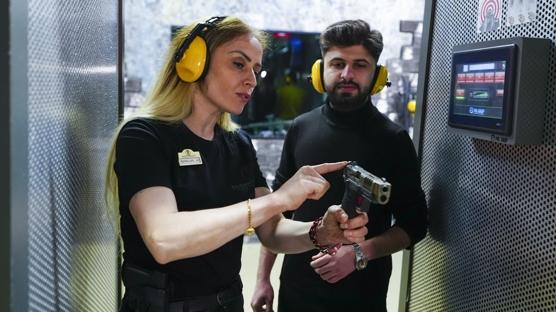 Kad�n at�� e�itmenleri poligonda hedefi 12'den vuruyor