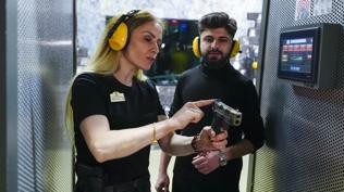 Kad�n at�� e�itmenleri poligonda hedefi 12'den vuruyor