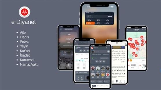 e-Diyanet uygulamas� 1 milyondan fazla kullan�c�ya ula�t�