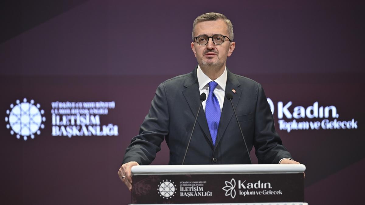 İletişim Başkanı Duran'dan 'Türkiye Yüzyılı' vurgusu: Kadınların her anlamda güçlendiği vizyondur