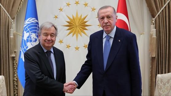 Cumhurba�kan� Erdo�an ve Bakan Fidan ile g�r��ecek! BM Genel Sekreteri Guterres, T�rkiye'ye geliyor