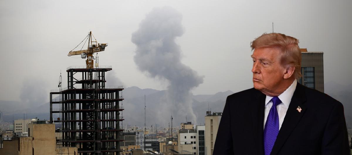 �srail'den sald�r�, Trump'tan mesaj: �ran ile konu�abilirim