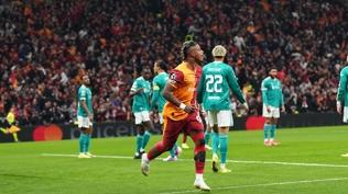 Galatasaray'�n kahraman� Lemina!