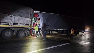 Bursa'da t�r kazas�: 1 �l�