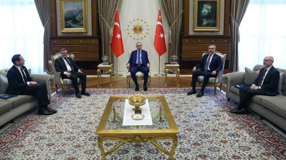 Cumhurba�kan� Erdo�an, Almanya D��i�leri Bakan� Wadephul ile g�r��t�