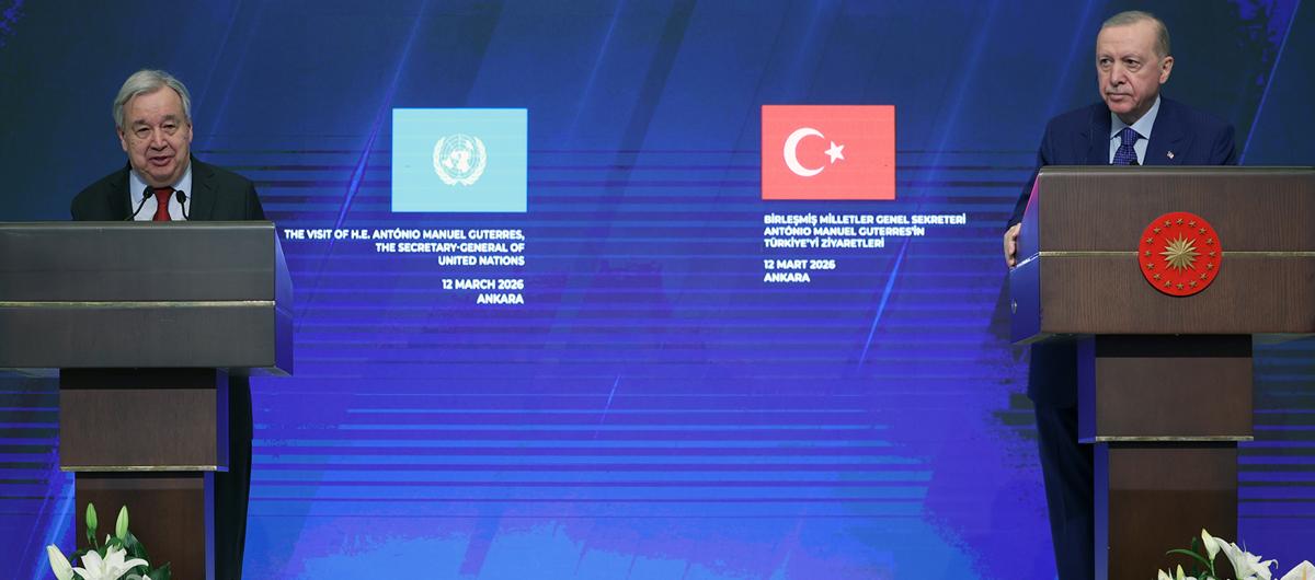 Ba�kan Erdo�an'dan bar�� ilkeli d�� politika vurgusu: Nerede yang�n varsa oraya su ta��yoruz