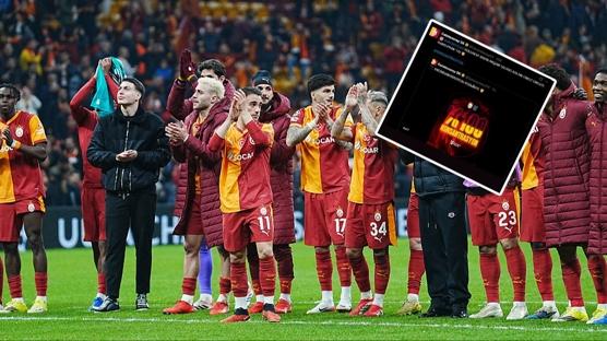 Fenerbah�e'nin ma�lubiyeti sonras� Galatasaray'dan payla��m