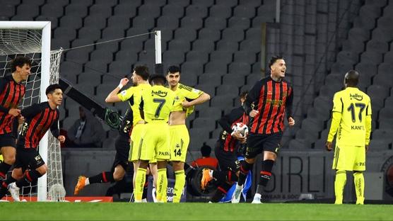 Fenerbah�e'nin yenilmezlik serisi sona erdi