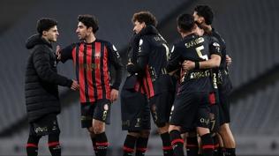 Karag�mr�kl� futbolcular galibiyeti de�erlendirdi