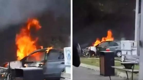 İran, İsrail'in merkezine balistik füzeyle hedef aldı! İşte o anlar