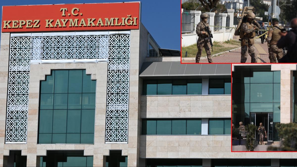 Kepez Hükümet Konağı'nda silah sesleri