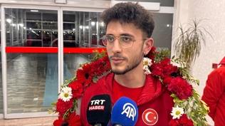 D�nya ���nc�s� Furkan Akar'a Erzurum'da co�kulu kar��lama