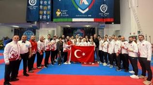 Milli kick boksçulardan İtalya'da 14 madalya