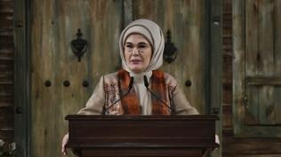 Gazze'de ya�ananlara dikkati �ekti! Emine Erdo�an: Bat� d�nyas�n�n merhameti ideolojiktir