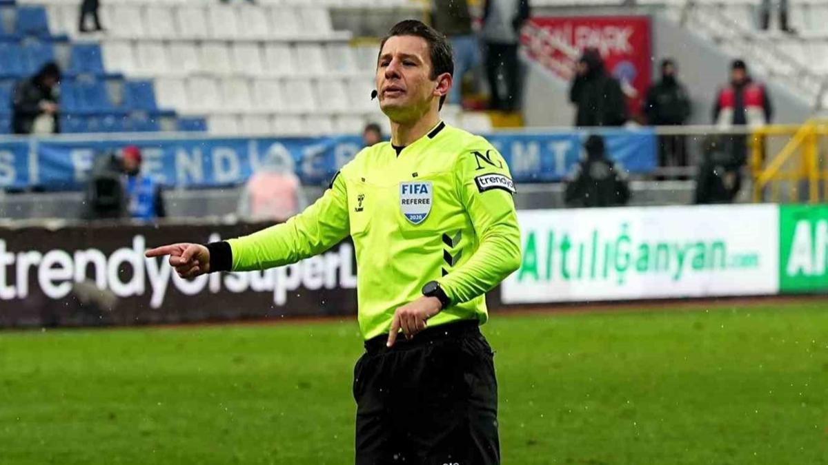 Kayserispor-Karag�mr�k ma��n�n hakemi Halil Umut Meler
