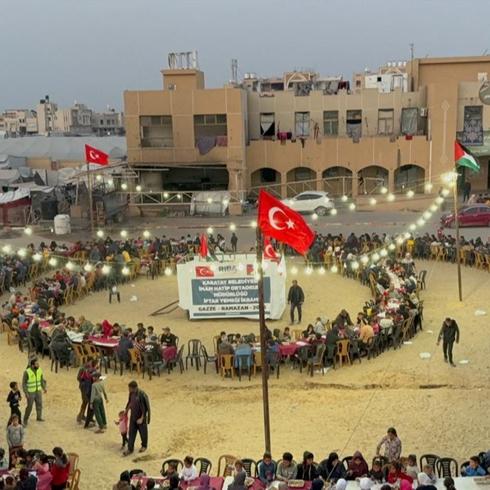 Ribat'tan Gazze'de 50 bin ki�ilik iftar