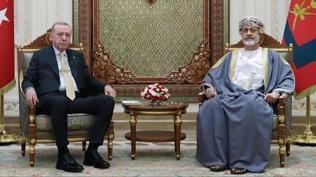 Ba�kan Erdo�an, bin Tar�k ile g�r��t�